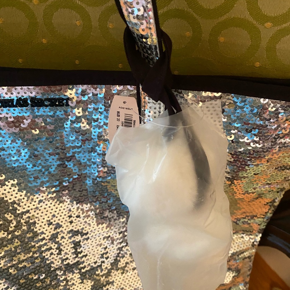 Victoria s Secret silver tote - Picture 3 of 5